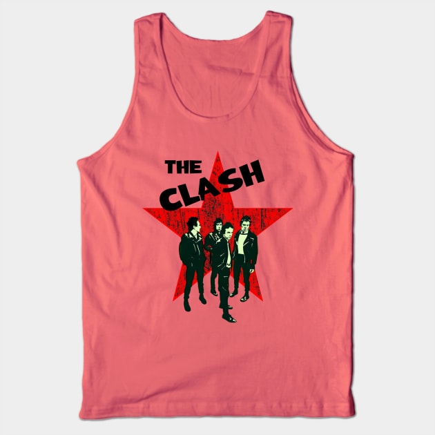 The clash t-shirt Tank Top by Jian's stores